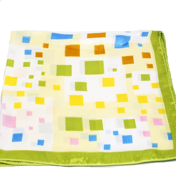 Pipettes Lime Geometric Scarf - Picture 3 of 3